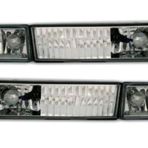 Кристални мигачи с халоген за Golf 3 / Vento (1991-1998) – хром