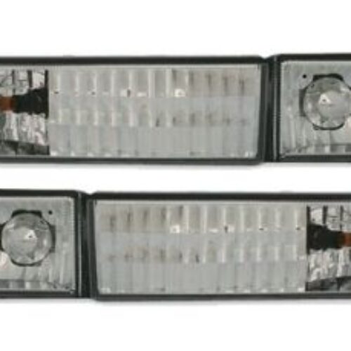 Кристални мигачи с декоративен халоген за Golf 3 / Vento (1991-1998) – хром