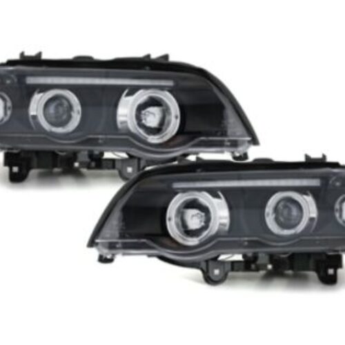 Кристални фарове  Angel Eyes BMW X5  (99-03) – черни