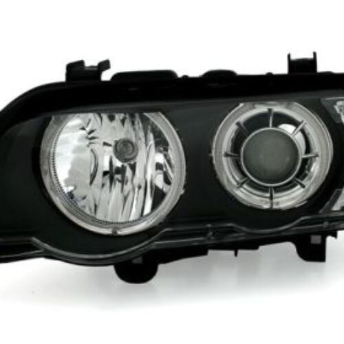 Кристални фарове Angel Eyes BMW X5 E53 (1999-2003) – черни