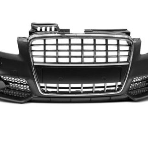 Предна броня за Audi A4 B7 8E (2004-2008) – S3 Дизайн с хром лайсна