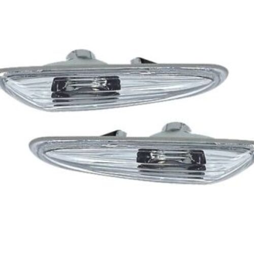 Кристални мигачи BMW E46  (2001-2005) / Е60 / X3 (2004-2009) – хром