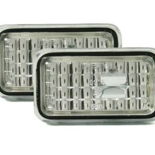 Кристални мигачи за калник за Golf 2 / Audi 80 / 100 – хром