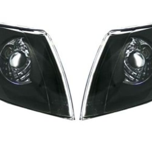 Кристални мигачи до фара VW Passat (97-01) лимузина / вариант – черни