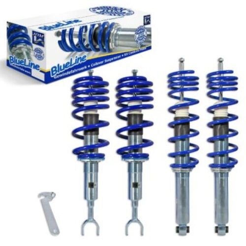Регулируемо окачване AUDI A4 B5 (1995-2001) except quattro – сини пружини
