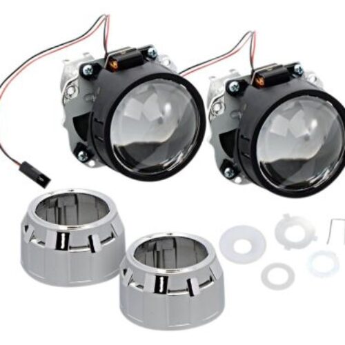 Биксенон лупи за вграждане 2.5" с кръгли капачки