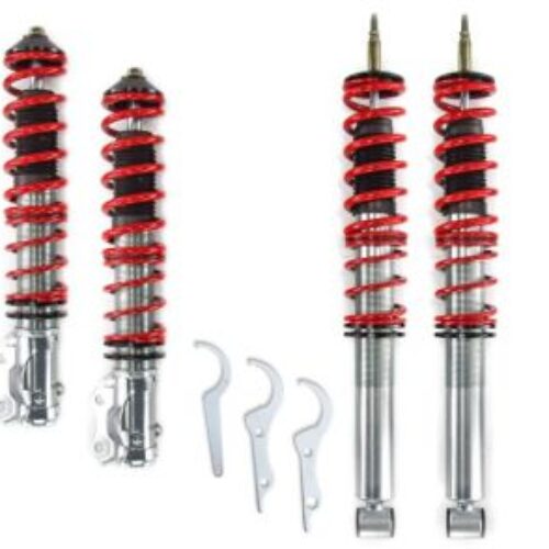 Регулируемо окачване за Golf 2 / Golf 3 / Jetta 2 / Vento – червено