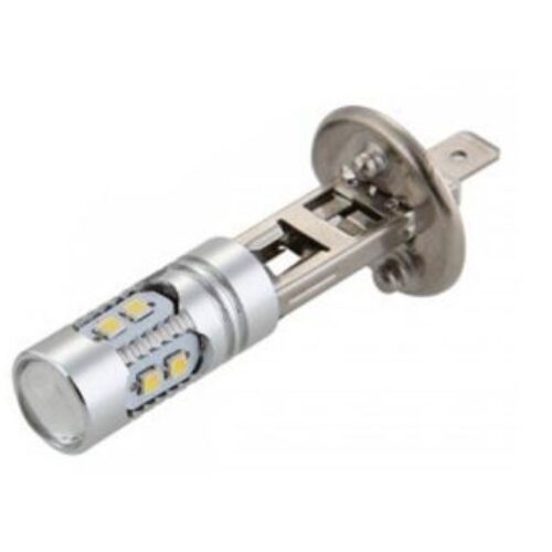 Диодна крушка H1 10W с 10 диода 2323 по 1W Cree и лупа