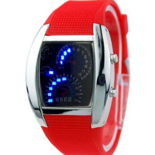 Спортен Часовник – RPM Turbo Дизайн – червен