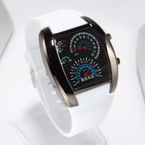 Спортен Часовник – RPM Turbo Дизайн – бял