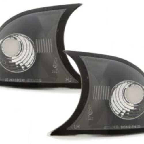 Кристални мигачи до фара BMW E46 кабрио (2001-2003) – черни