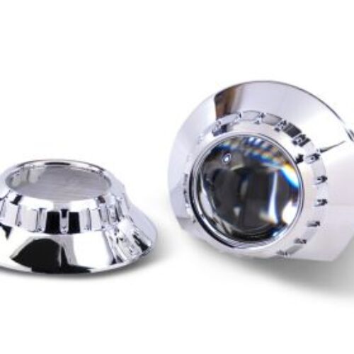 Капачка за лупи 2.5" BMW E46 Design овална ретрофит изрязана D=13.5cm