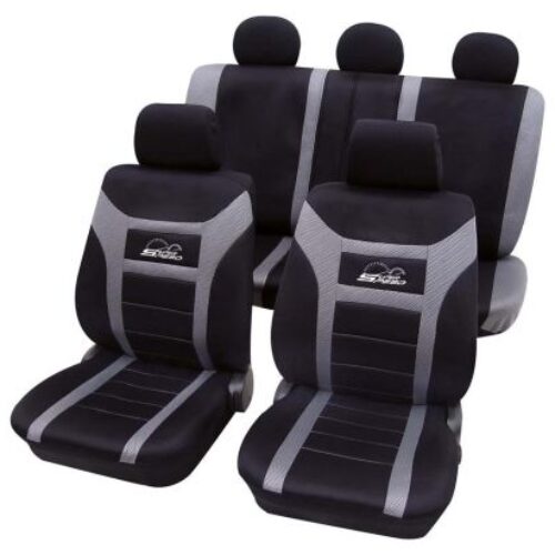 Тапицерии за седалки Petex "Super Speed" – Черно-сив цвят