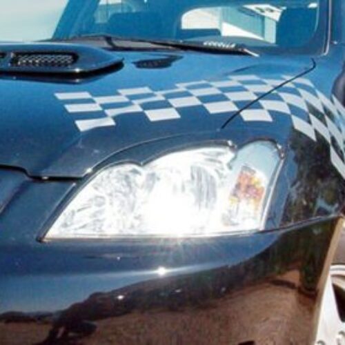 Вежди за фаровете за TOYOTA Corolla (2002+) hatchback – черни