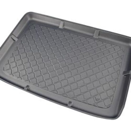 Гумирана стелка за багажник за Skoda Yeti (2009-2017) Hatchback 5d upper boot (with a full size spare tire)