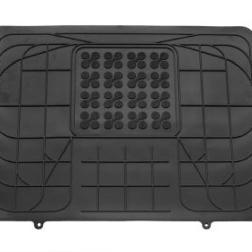 Гумена стелка Универсална  за задният ред седалки по средата – черна