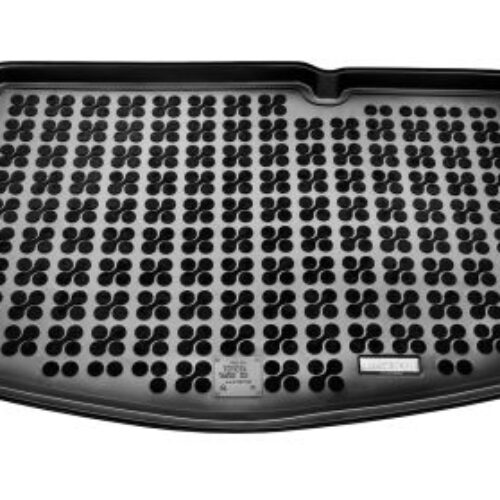 Гумена стелка за багажник за Toyota Yaris (2011-2019) / (2011 – 2014) Hybrid 5-door, bottom floor, with small spare tire – Rezaw Plast