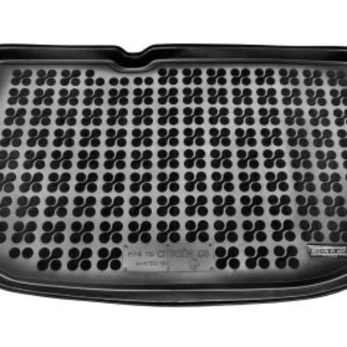 Гумена стелка за багажник за Citroen C3 (2009 – 2016) with a regular spare tire – Rezaw Plast
