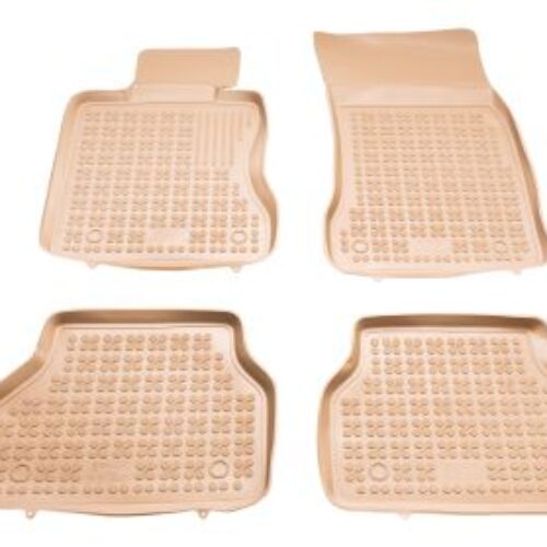 Гумени стелки за BMW 5 Серия E60 / E61 (2002-2009) – тип леген бежови