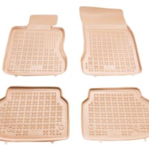 Гумени стелки за BMW 7 Серия F01 (2008-2015) – къса база – тип леген – бежови