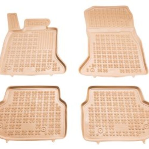 Гумени стелки за BMW 5 Серия F10 / F11 (2010-2013) – тип леген – бежови