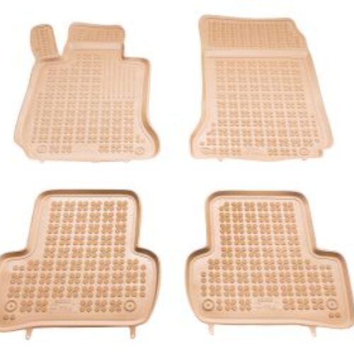 Гумени стелки за MERCEDES C-Class W204 (2007-2014) – тип леген бежови