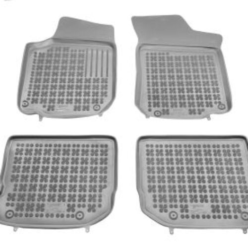 Гумени стелки за Golf 4 / Bora / Beetle / Jetta / Skoda Octavia 1 (1997-2010) / Seat Leon (1999-2005) / Seat Toledo (1999-2004) – тип леген сиви