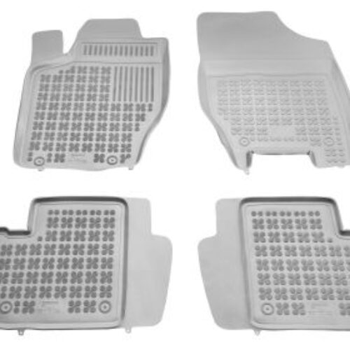 Гумени стелки за  CITROEN C4 I / II (2004-2018) / PEUGEOT 307 (2001-2008) – тип леген с пожарогасител – сиви