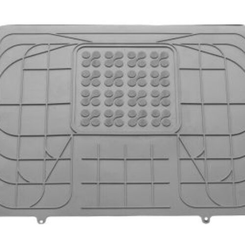 Гумена стелка Универсална  за задният ред седалки по средата – сива