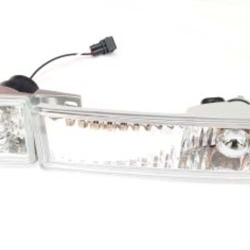 Кристални мигачи с халоген за Golf 3 / Vento – хром