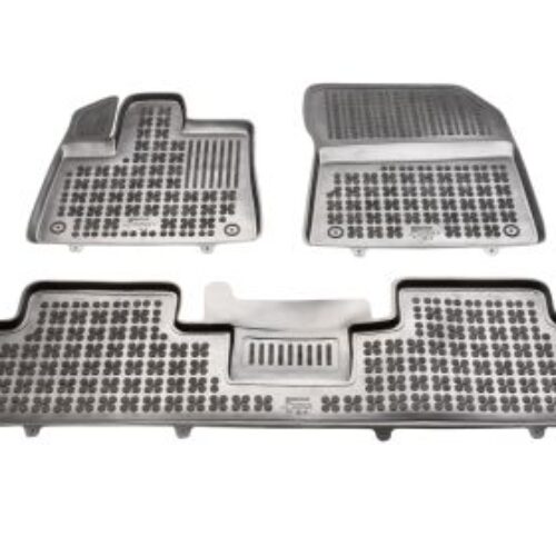 Гумени стелки за CITROEN Berlingo III (2018+) / FIAT Doblo III (2022+) / OPEL Combo E (2018+) / PEUGEOT Rifter / Partner III (2018+) / TOYOTA Proace CITY VERSO (2019+) – 2 предни и 1 задна – тип леген