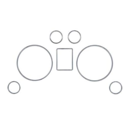 Рингове за табло за Audi A3 / Audi A4 / Audi A6 – хром