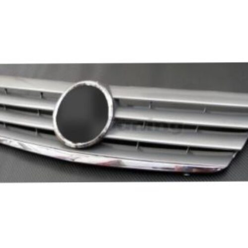 Решетка за Mercedes C203 Coupe (2000-2007) – 4 ребра хром