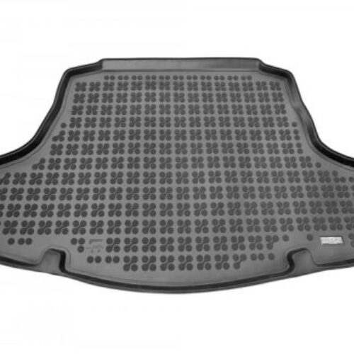 Гумена стелка за багажник за Toyota Camry (2017-2024) Sedan, Hybrid, version with an irregular size spare tire (space saver, smaller than standard tires), without Surround Sound – System  – Rezaw Plast