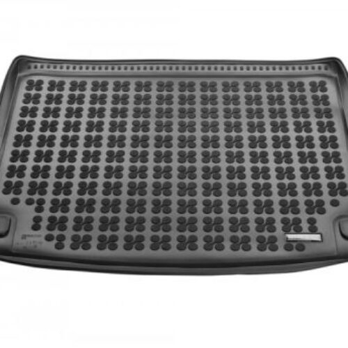 Гумена стелка за багажник за Skoda Karoq (2017+) version 4×4, with an irregular size spare tire (space saver, smaller than standard tires) – Rezaw Plast