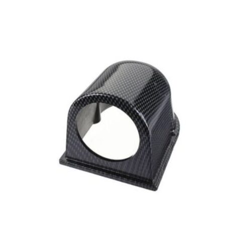 Конзола – стойка за 1 измервателен уред 52мм  за табло – карбон