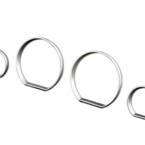 Рингове за табло за Mercedes W202 (1993-1995) – silver