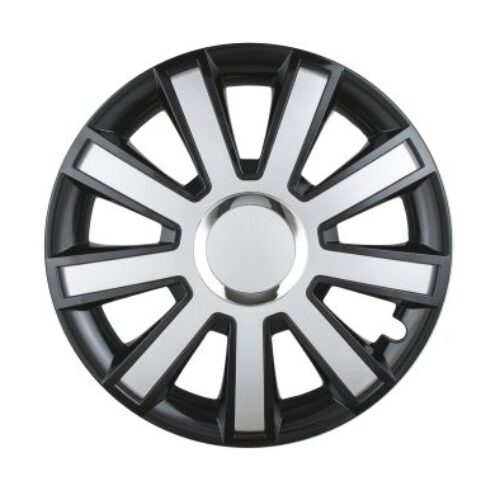 Тасове за джанти Flash черно / сребро – 15"