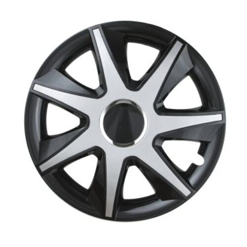 Тасове за джанти Run черно / сребро – 15"