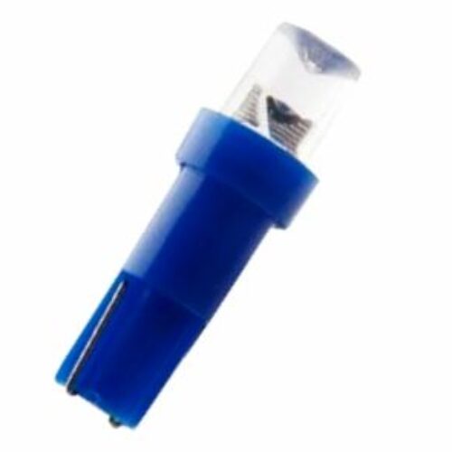 Лед крушки тип T5 12V/1,2W син