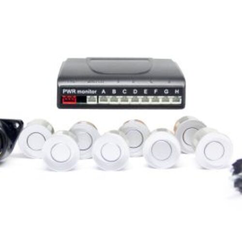 Парктроник с 8 сензора и звукова сигнализация – сребристи датчици