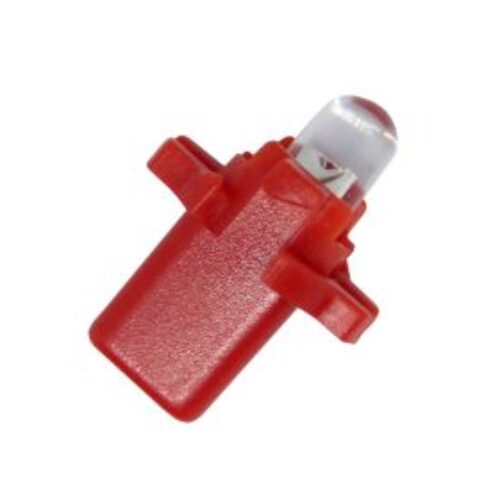 Лед крушки тип B8.3D 12V / 2W червен
