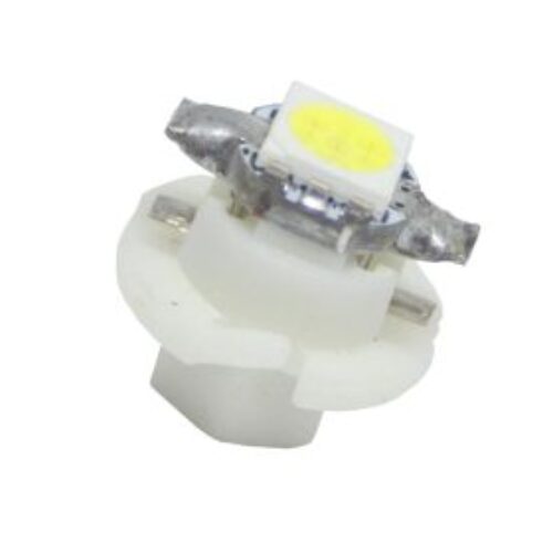 Лед крушки тип B8.4D 12V / 2W бял