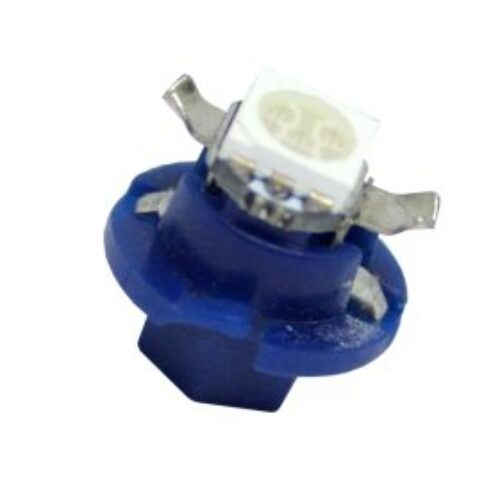 Диодна крушка тип B8.4D 12V / 2W с 1smd 5050 – синя