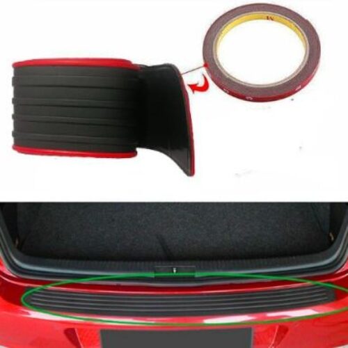 Протектор гумен за багажник 90x7cm – червен кант