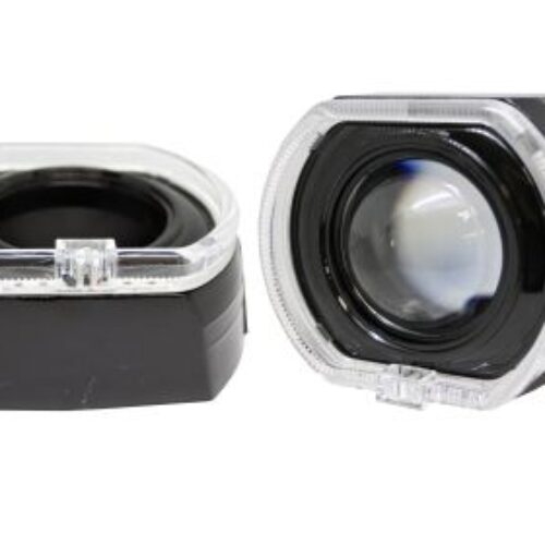 Капачка за лупи 2.5" и 3" – BMW Design с ангелски очи – кристални