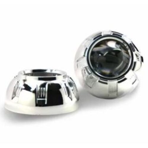 Капачка за лупи 2.5" Alien Design, кръгла хром  D=13cm