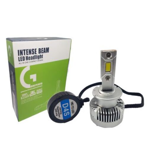 Лед крушки – Led система D4S за подмяна на фабричен ксенон – 20000 Лумена 40W – Canbus 6000K – 300% повече светлина