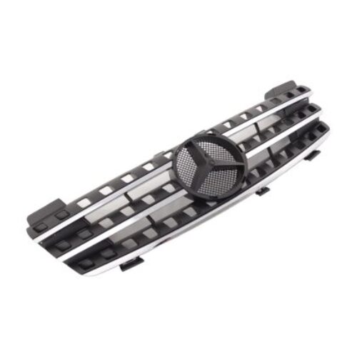 Решетка за Mercedes ML W164 (2005-2008) – черна с хромлайсни