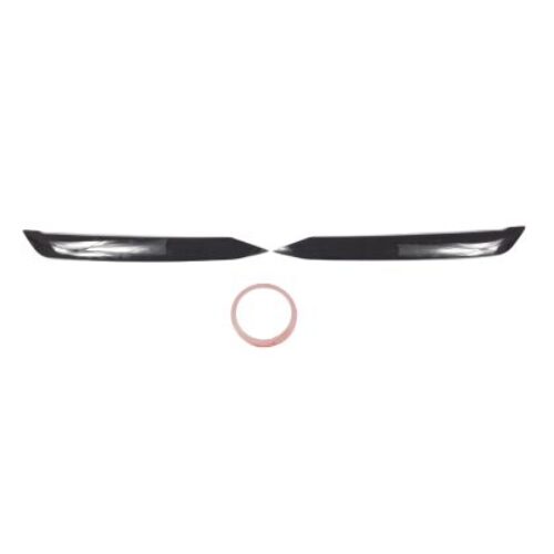 Вежди за фарове Volkswagen Polo (2019+) – черен гланц